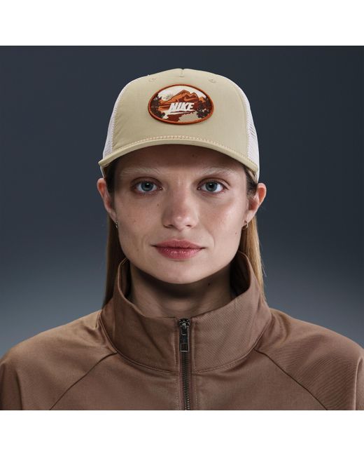 Nike Brown Rise Structured Outdoor Trucker Cap