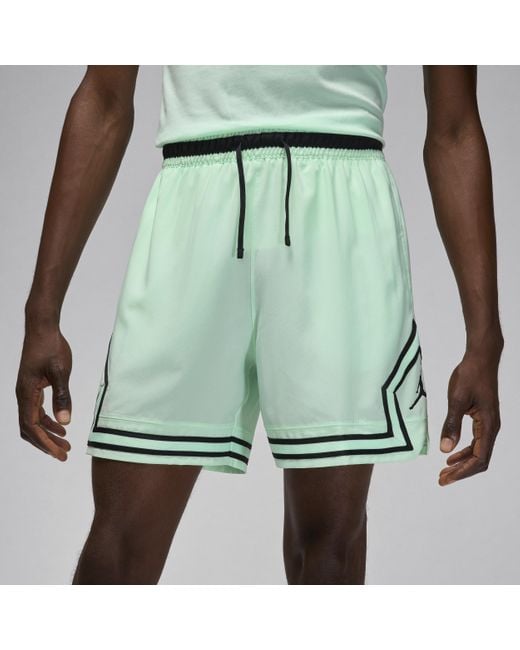 Shorts diamond in tessuto dri-fit jordan sport di Nike in Green da Uomo
