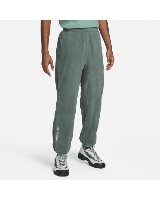 Nike Green Acg Polartec® 'wolf Tree' Trousers 50% Recycled Polyester for men