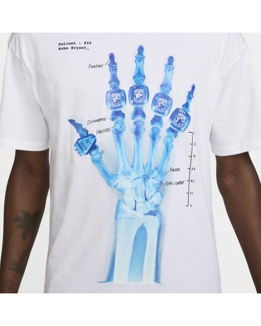 Nike White Kobe 'X-Ray' T-Shirt for men