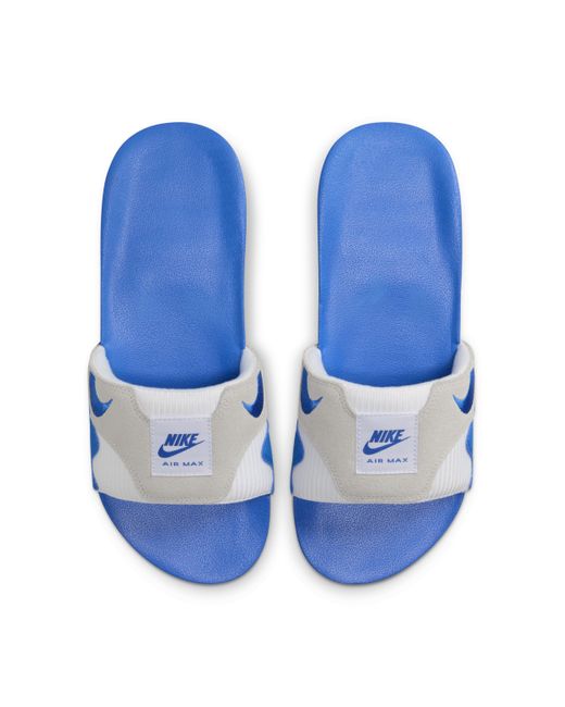 Nike Blue Air Max 1 Slides for men