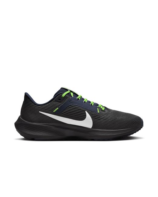 Nike Pegasus 40 (nfl Seattle Seahawks) Road Running Shoes in Black for ...