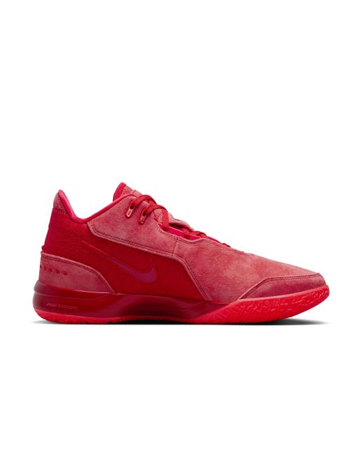 Nike Red Lebron Nxxt Gen Ampd Basketball Shoes