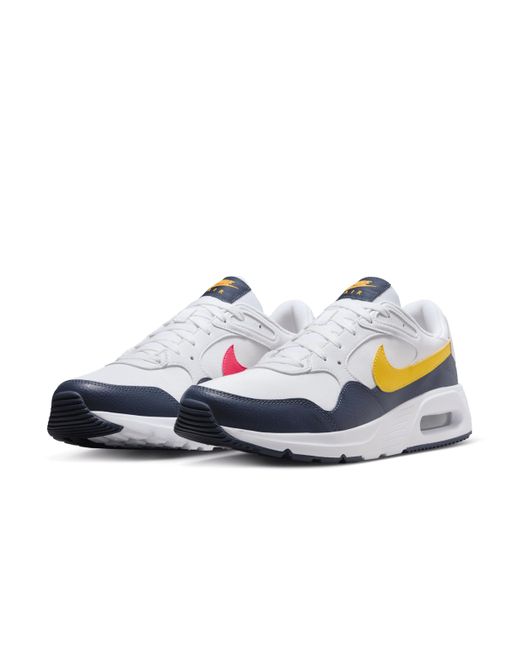 Nike Blue Air Max Sc Shoes Leather for men