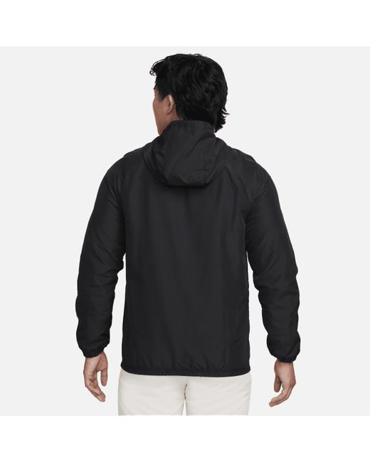 Nike Black Academy Dri-fit Hooded Football Tracksuit Jacket for men