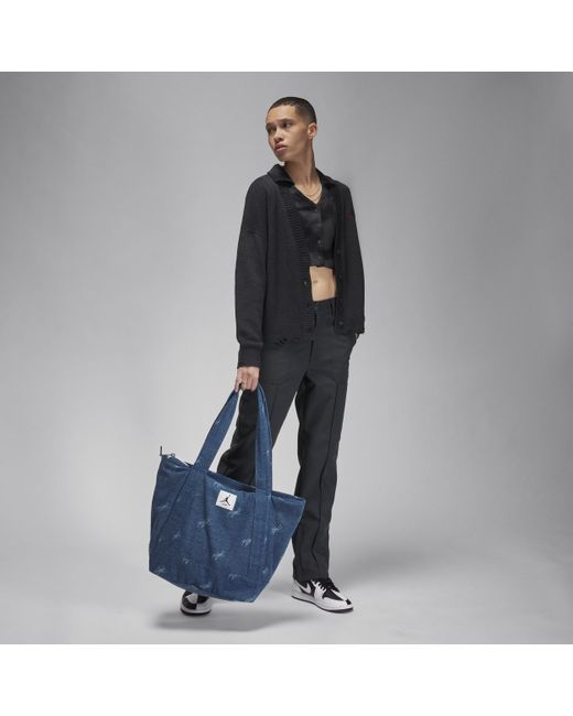 Nike Blue Flight Denim Tote Bag (38l)