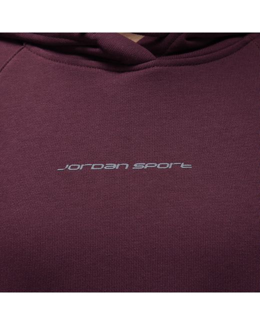 Nike Jordan Sport Fleecehoodie Met Graphic in het Purple