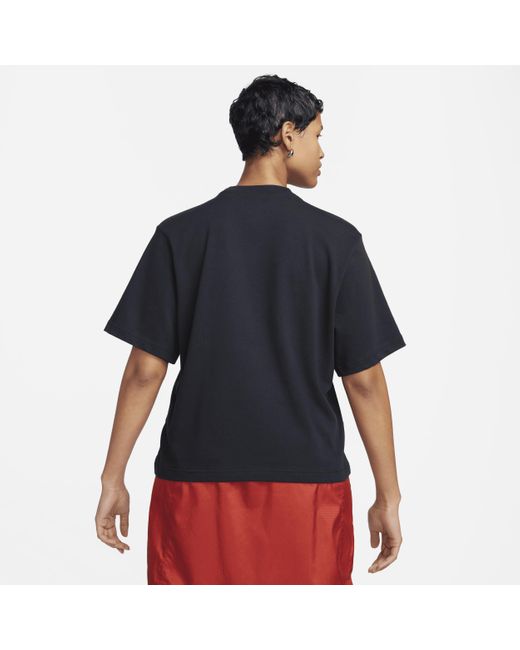 Nike Black Sportswear Boxy T-shirt Cotton