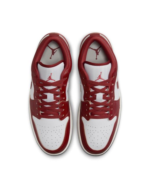 Nike Red Air Jordan 1 Low Se Shoes Leather for men