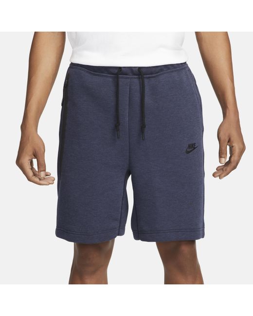 Nike Sportswear Tech Fleece Shorts in het Blue voor heren