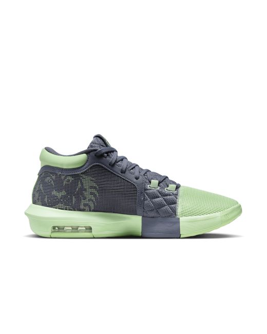 Nike Green Lebron Witness 8 Basketball Shoes for men