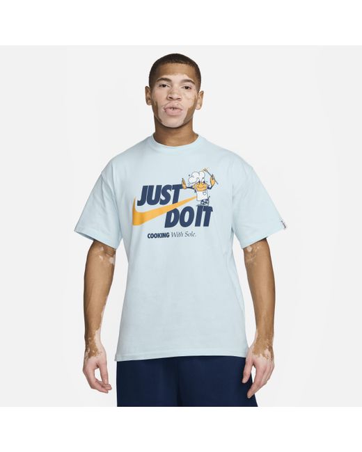 Nike Sportswear Max90 T-shirt in het Blue voor heren