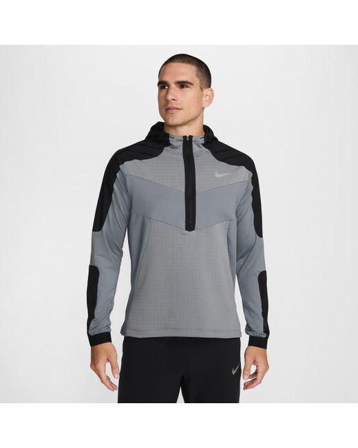 Nike Gray Long-Sleeve Running Top for men