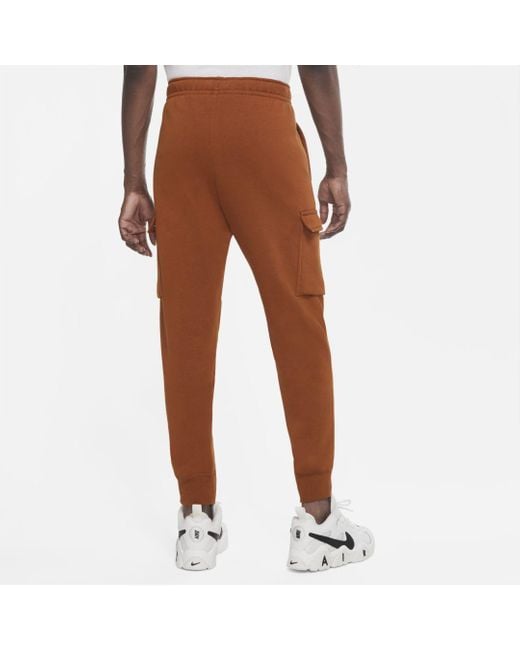 Nike Sportswear Club Fleece Cargo Pants (tawny) in Brown for Men