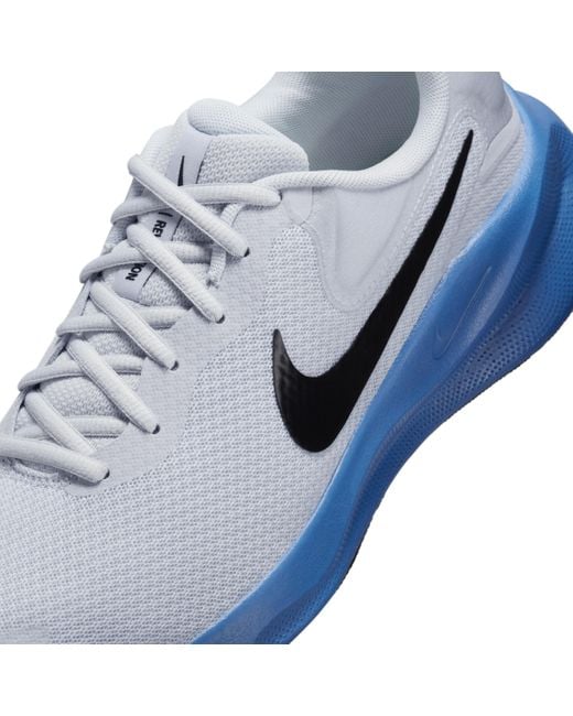 Nike Blue Revolution 7 Road Running Shoes for men