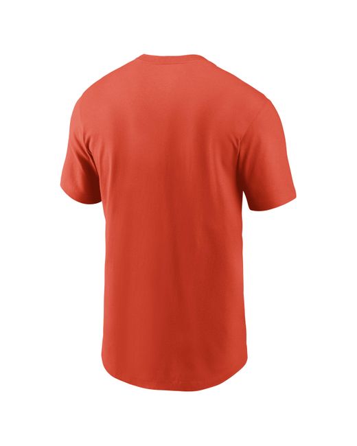 Nike Red New York Mets Cooperstown Wordmark Mlb T-shirt for men