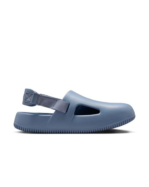 Nike Blue Calm Mules for men
