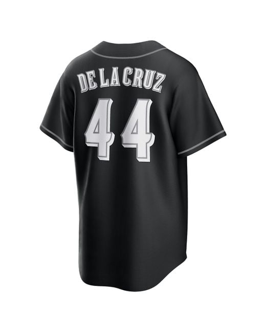 Nike Black Elly De La Cruz Cincinnati Reds Mlb Replica Jersey for men