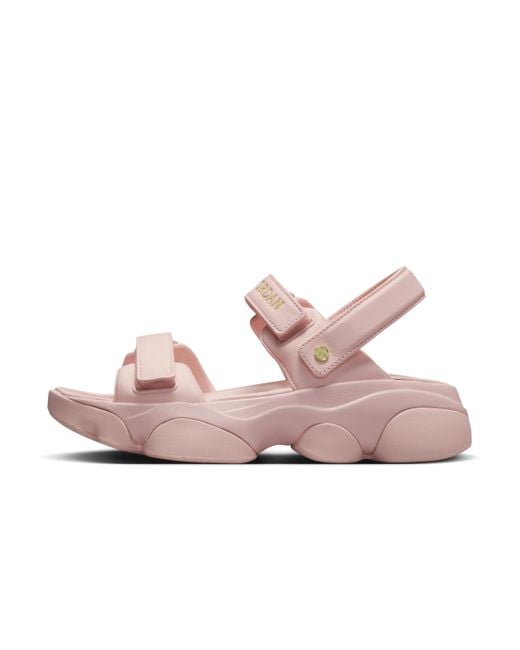 Nike Pink Jordan Deja Sandals Leather