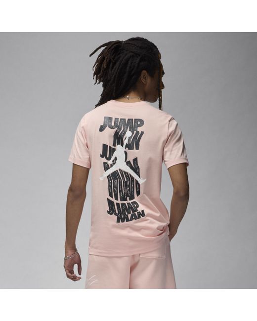 Nike Pink Jordan Brand T-shirt Cotton for men