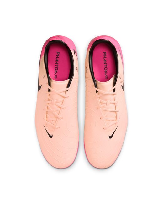 Nike Pink Phantom Gx 2 Academy Ag Low-Top Soccer Cleats for men