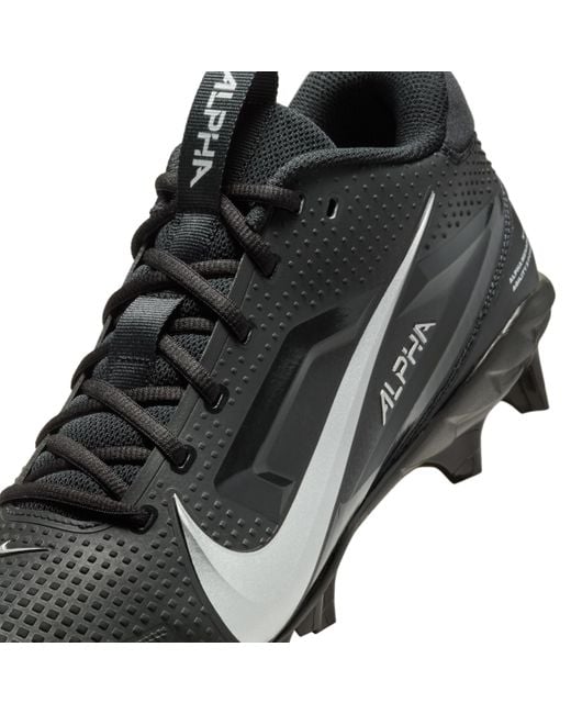 Nike Black Alpha Menace 4 Varsity Football Cleats for men