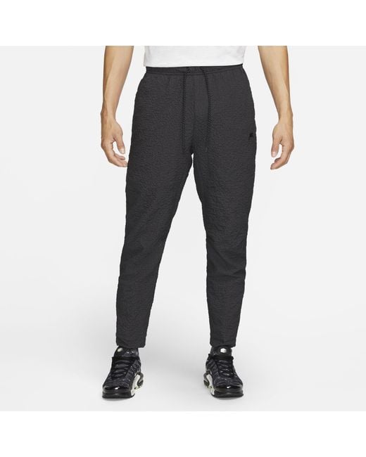 Nike Fleece Sportswear Tech Essentials Woven Joggers in Black for Men ...