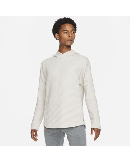 Nike Cotton Yoga Pullover Hoodie in 