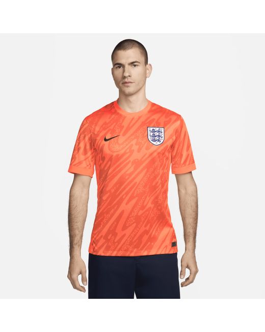 Nike Red England (team) 2024/25 Stadium Goalkeeper Dri-fit Soccer Replica Short-sleeve Jersey for men
