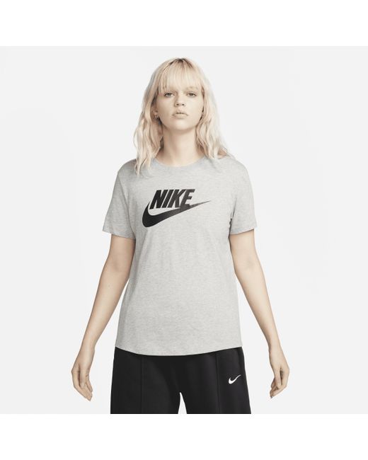 Nike White Sportswear Essentials Logo T-shirt