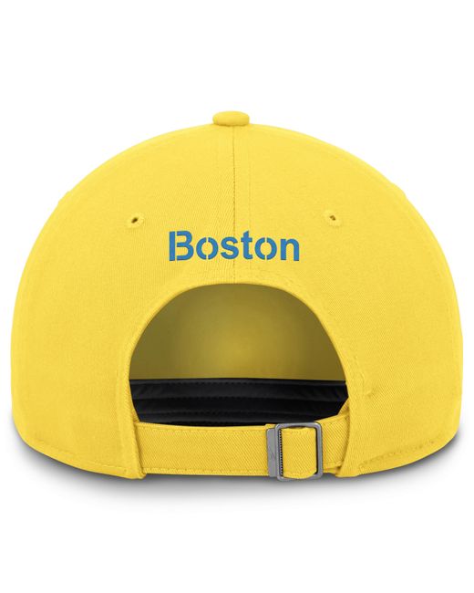 Nike Yellow Boston Red Sox City Connect Club Mlb Adjustable Hat