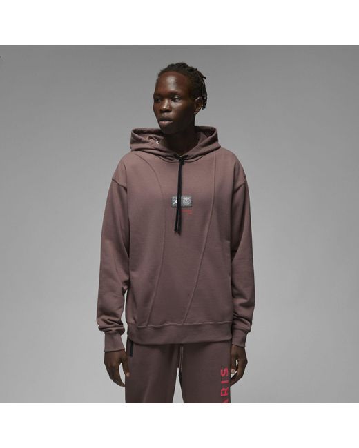 Nike Cotton Paris Saint-germain Pullover Hoodie in Brown for Men | Lyst