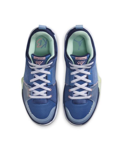 Nike Blue Jordan One Take 5 Basketball Shoes for men