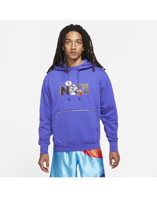 Nike Cotton Dri-fit Standard Issue X Space Jam: A New Legacy Basketball Pullover Hoodie for Men 