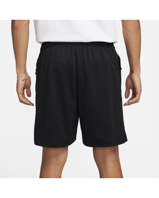 Shorts in mesh sportswear swoosh di Nike in Black da Uomo