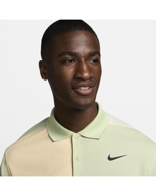 Nike Green Victory+ Dri-fit Golf Polo 50% Recycled Polyester for men