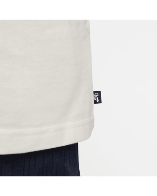 Nike White Sb Skate-t-shirt Cotton for men