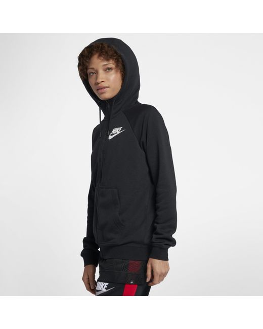 nike sportswear rally full zip hoodie
