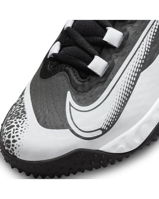 Nike Black Alpha Huarache Elite 4 Turf Softball Shoes