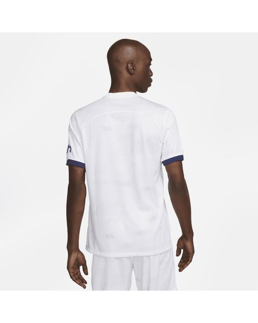 Nike White Tottenham Hotspur 2023/24 Stadium Home Dri-fit Football Shirt Polyester for men