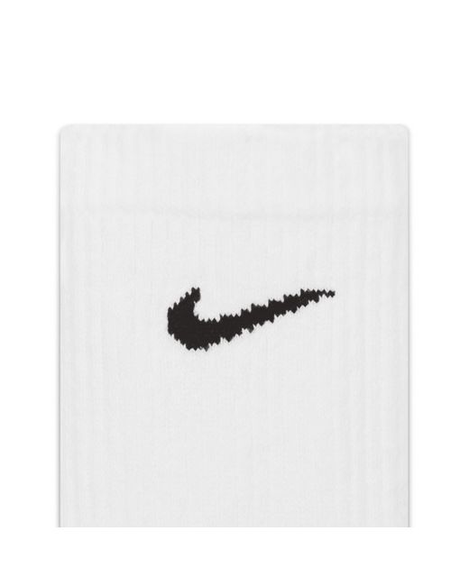 Nike White Everyday Plus Cushioned Training Crew Socks for men