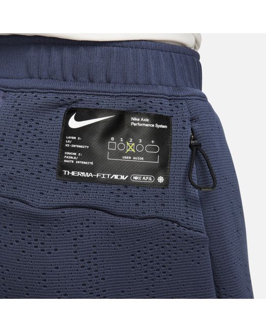 Nike Blue A.p.s. Therma-fit Versatile Pants for men