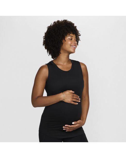 Nike Black (m) One Dri-fit Slim-fit Tank Top (maternity)
