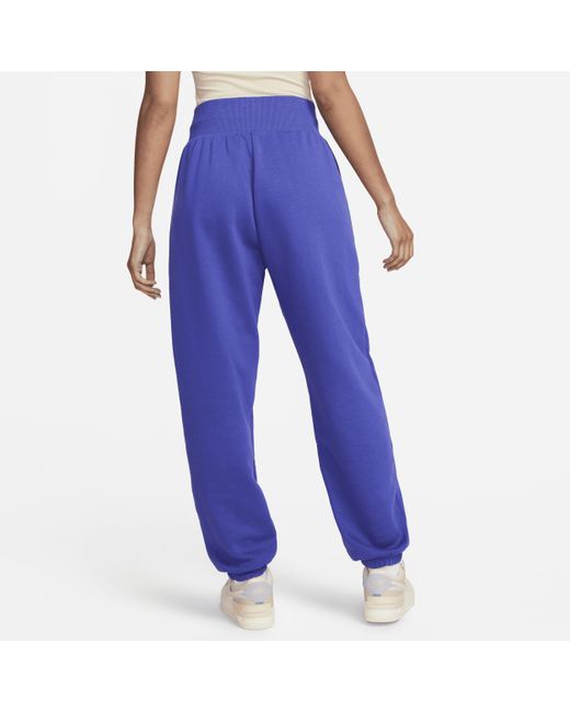 Pantaloni tuta oversize a vita alta sportswear phoenix fleece di Nike in  Blu | Lyst