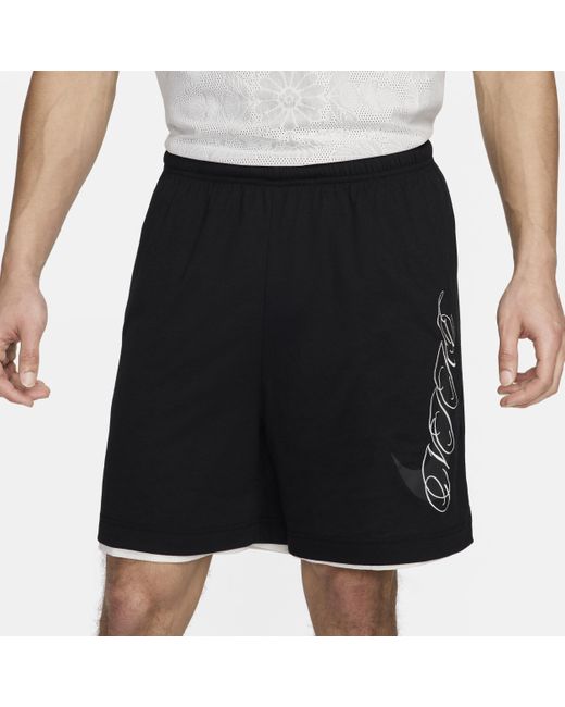 Nike White Standard Issue 6" Dri-fit Reversible Basketball Shorts for men