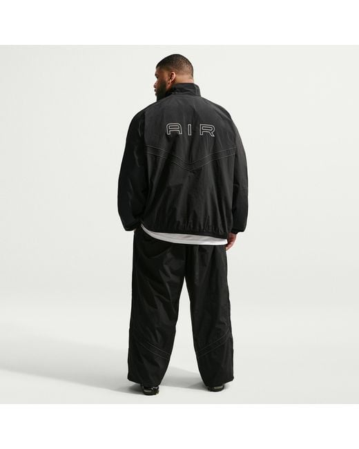 Nike Black Air Windrunner Track Jacket for men