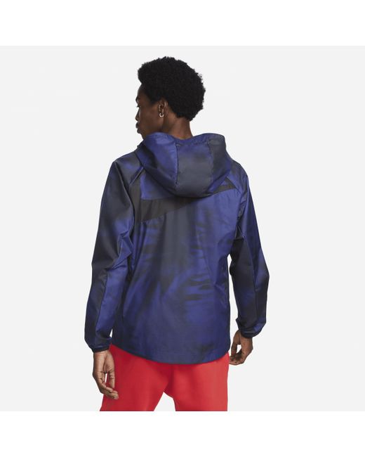 Nike Netherlands Awf Full-zip Soccer Jacket in Blue for Men | Lyst