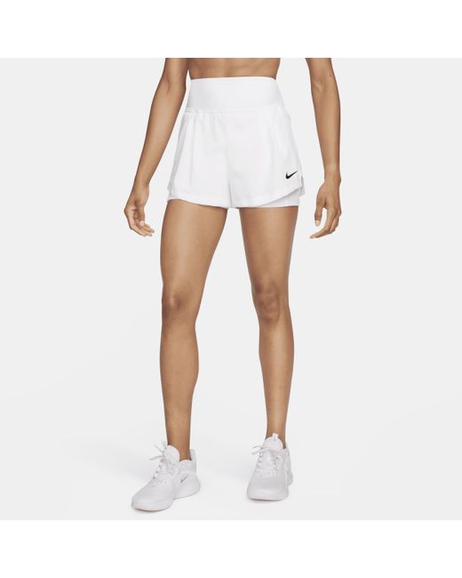 Nike White Court Advantage Shorts 50% Recycled Polyester
