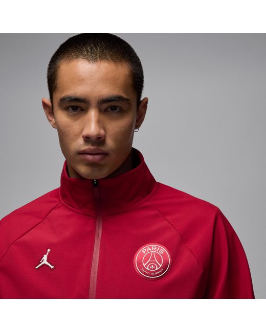 Nike Red Paris Saint-Germain Jam Warm-Up Jacket for men
