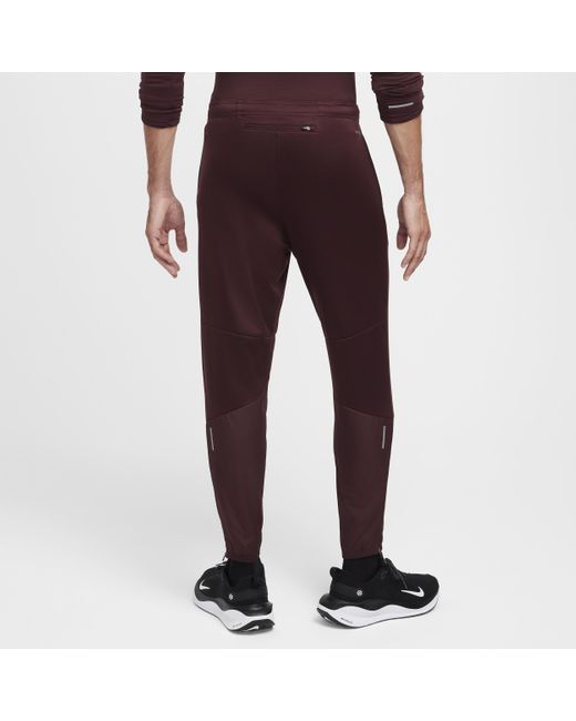 Nike Red Sphere Challenger Therma-Fit Water-Repellent Running Trousers for men